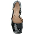 thumbnail image 5 of Journee Womens Evangeline Square Toe Stacked Heel Pumps, Widths Available, 5 of 9