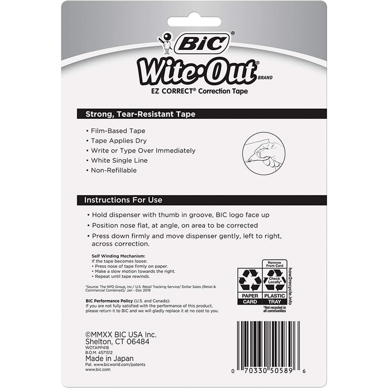BIC® White Out Tape, 2 pk - Foods Co.