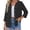 87Black204, variant on Women's Blouses Solid Color Button Down 3/4 Sleeve Open Front Cardigan Blouse Summer Lightweight Casual Longline Shirts For Everyday Wear Comfortable Top M