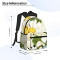 thumbnail image 4 of Lsque Bees Collecting Nectar Classic Casual Backpack - Large Capacity Water-Resistant Backpack for School, Work, Travel, and Outdoor Activities, 4 of 8