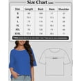thumbnail image 3 of Women's Short Sleeve Crew Neck T-Shirt - Relaxed Fit, Soft Casual Tee, 3 of 6