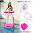 thumbnail image 4 of Hamaca de agua inflable BRILLAR colchón flotante 4 en 1 regalo de verano, 4 of 5