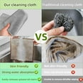 thumbnail image 4 of Stainless Steel Scrubber and Cleaning Rags - Non Scratch Wire Dishcloth for Washing Dishes, Durable Scrubber and Kitchen Dish Towels (New 6pcs), 4 of 4