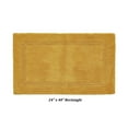 thumbnail image 2 of Better Trends 24" x 40" Premium Bathroom Rug Mat, 100% Cotton, Extra Soft Tufted Door Mat, Water Absorbent & Reversible Bath Mat (Yellow) Lux Collection, 2 of 6