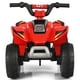 thumbnail image 3 of Costway 6V Kids Electric Quad ATV 4 ruedas paseo en juguete para niños pequeños hacia adelante y hacia atrás rojo, 3 of 3