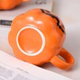 thumbnail image 2 of Halloween Pumpkin Mug, 10 oz Ceramic Coffee and Tea Cup, Office Milk Mug, Pumpkin Design Ceramic Mug for Halloween, Dishwasher and Microwave Safe, 2 of 7