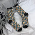 thumbnail image 5 of Disketp Squirrel Garden Delight Unisex Crew Socks Lightweight Breathable Ventilation Ankle Socks, Mid-calf socks for Daily, 5 of 6