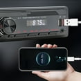 thumbnail image 1 of Car in Dash MP3 Player, Single Din USB 12V 30 Station Car Stereo Receiver Fast Charging  for Automobile, 1 of 7