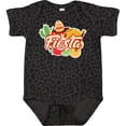thumbnail image 3 of Inktastic Fiesta with Sombrero Taco Cactus Lime Red Pepper and Guitar in Background Boys or Girls Baby Bodysuit, 3 of 5