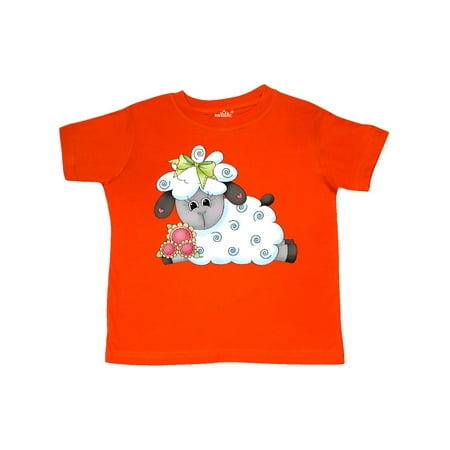 

Inktastic Little Bow Sheep Gift Toddler Boy Girl T-Shirt