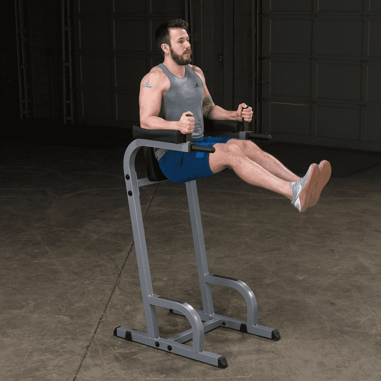 Body Solid GVKR60 Vertical Knee Raise with Dip Station for