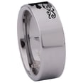 thumbnail image 3 of Cross Tungsten Carbide Ring, 3 of 9