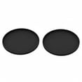 thumbnail image 3 of Pet Silicone Food Mat, Set of 2 Nonslip Waterproof Feeding Bowl Mat with Raised Edges for Food and Water Prevent Spills, Round Eating Tray for Dog Cat Puppy Kitten, 6'' x 6'', 3 of 6