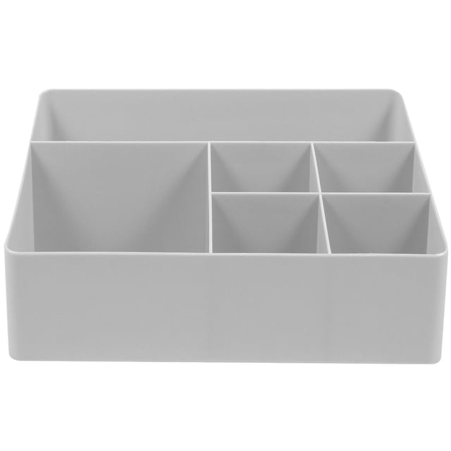 1 práctico contenedor de almacenamiento, útil caja de cosméticos, organizador de almacenamiento creativo.