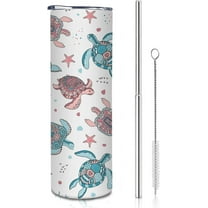 Turtle Gifts, Sea Turtle Gifts for Women, Sea Turtle Gifts, Sea Turtle Decor, Turtle Mug/Cup, Turtle Coffee Mugs, Turtle Gifts for Turtle Lovers, 20oz Turtle Tumbler with Lid and Straw