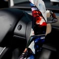thumbnail image 5 of Lce Hockey 14.5 Inch Printing PVC Leather Steering Wheel Covers Car Wheel Cover Auto Accessories, 5 of 6