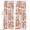 Orange, variant on Sage Green Fruit Blackout Curtains for Bedroom/Living Room, Pinch Pleated Black Out Curtains, Vintage Plant Nature Botanical Flower Room Darkening Window Drapes with Hooks 2 Panels, 39"x70"