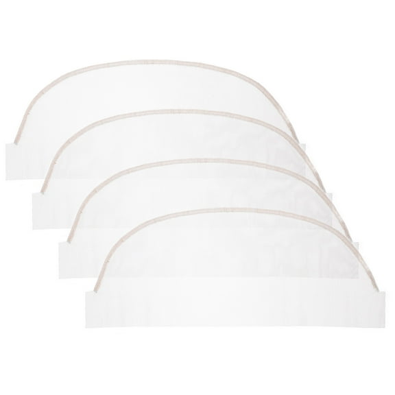 Homoyoyo 4pcs Lace Wig Closure Breathable Comfortable for Party Wedding Natural Look