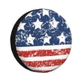 thumbnail image 1 of Fotbe USA Colors Stripes1 Funda de Llanta de Repuesto con Estampado, Engrosada, Ajuste Universal para Jeep, Remolque, RV, SUV, Camión-17 inch, 1 of 6