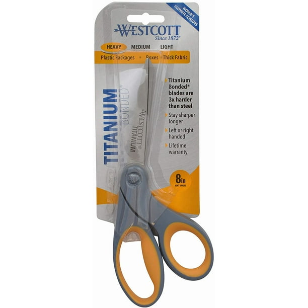 Westcott Titanium Bonded Scissors, 8 Bent
