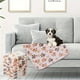thumbnail image 4 of pstuiky Mantas supersuaves y premium para mascotas para perros y gatos de franela lavables con diseño de pata de perro para gatos cama sofá juego de 5 piezas, 4 of 6