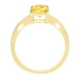thumbnail image 2 of 1 ct Radiant Cut Natural Citrine Solitaire 14K Yellow Gold Womens Engagement Ring, 2 of 3