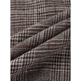 thumbnail image 7 of High Waist A-Line Plaid Skirt for Women Button Front Flared Midi Long Office Workwear Elegant, 7 of 7