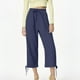 thumbnail image 5 of WILLBEST Pantalones Capri Casuales de Lino con Cordón Ajustable para Mujer, de Color Liso, Cómodos para Uso Diario. Extra Grande, 5 of 8