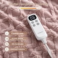 thumbnail image 2 of IDEALHOUSE Electric Blanket, 6 Heat Settings, 4 Timers, ETL, Machine Wash, Pink, 50x60 in, 2 of 8
