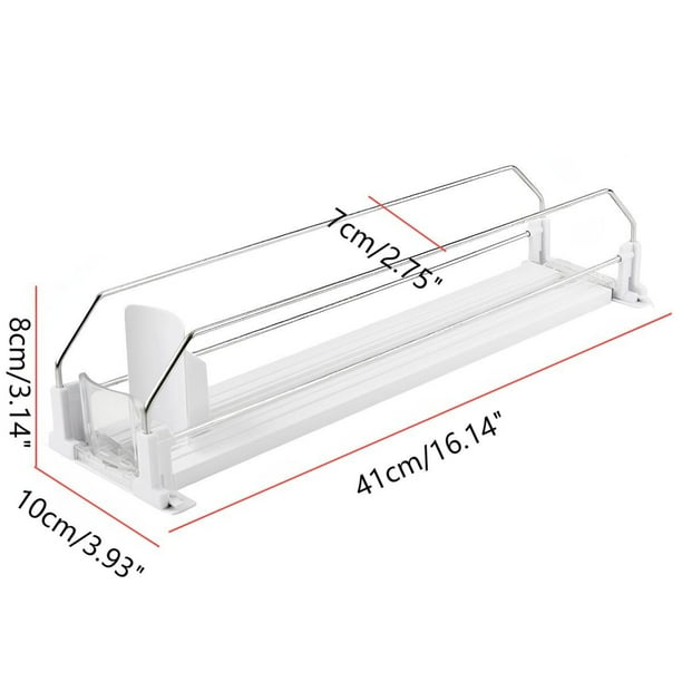 Caja refrigerante bebidas, rodillo de metal, estante automático, diseño de 2 niveles, plegable, metal frame, para dormitorio