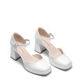 thumbnail image 7 of DREAM PAIRS Women's Chunky Platform Closed Toe Pumps with Confidence, Slip-resistant Outsole, Party, Wedding Shoes, 7 of 7