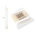 thumbnail image 3 of Biodegradable Bamboo Cotton Buds - 600 Pieces, Soft Cotton, for Cleaning and Personal Care, 3 of 7