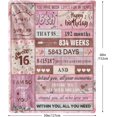 thumbnail image 2 of LHSHID 16 Year Old Girl Birthday Creative Blanket Gift 40x50in, 2 of 7
