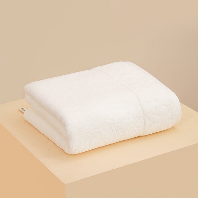 Xiao Hua Toalla de baño blanca, 70 x 145 cm, 1 unidad, toallas y paños de algodón suave de fibra larga, paños de lavado premium para el cuidado corporal diario y uso en el baño.