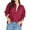 Rose Red, variant on SSLR Womens Corduroy Shacket Jacket Shirt Oversized Button Down Shirts Long Sleeve Casual Tops