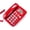 Red, variant on Home Landline Telephone With Anti Plastic Housing Caller Display Speakerphone Function Easy Communication