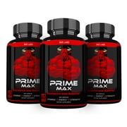 Official Prime Test MAX - Testosterone Booster - Extreme Male Test Booster 180 Capsules (3 Month Supply)