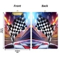 thumbnail image 5 of FORMRS Acrylic Clipboard with Low Profile Clip Standard A4 Letter Size, 12.5" x 9", Racing Flag, 5 of 8