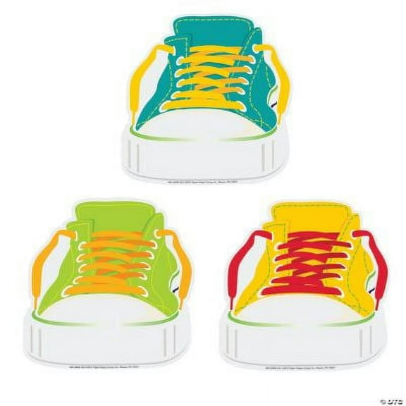 Sneakers Bulletin Board Cutouts - 36 Pieces