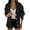 Black, variant on KIHOUT Women's Long Sleeve Warm Jacket Deals Women's Comfy Stylish Stitching Long Sleeve Sweater Casual Long Cardigan Tops