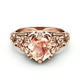thumbnail image 2 of Peach Pink Morganite Engagement Ring, 2 of 3
