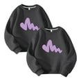 thumbnail image 1 of Posijego Lot de 2 Chandails Molletonnés Filles Garçons Col Rond Manches Longues Chandail Enfants Décontracté Athlétique Coton Chandails Molletonnés, 1 of 2
