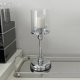 thumbnail image 1 of Candelabro de vidrio y metal de estilo europeo, adornos ligeros de lujo para mesa de comedor china y occidental, decoración romántica para cenas a la luz de las velas en el hogar, 1 of 4