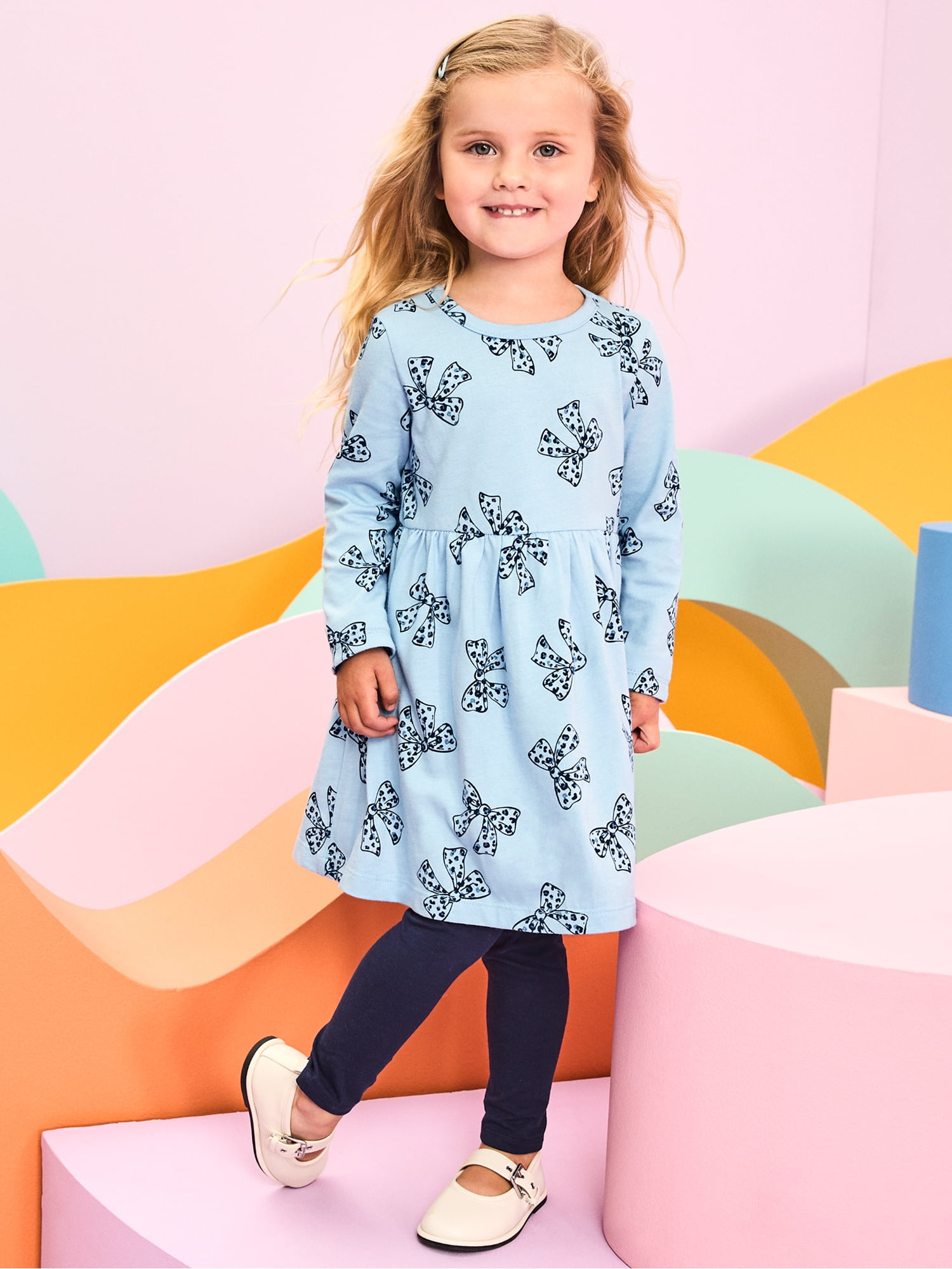Garanimals Baby & Toddler Girl Dress 2-Piece Outfit Set, Sizes 0-6T