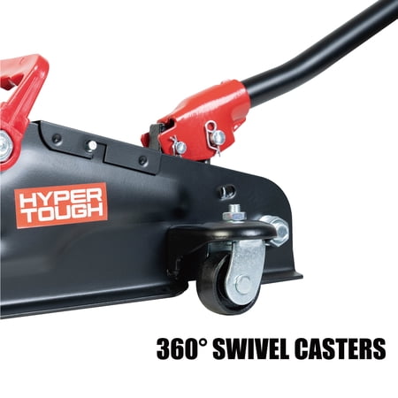 HYPER TOUGH T82011W TROLLEY JACK, WORK FOR SEDAN AND COUPE, 2 TON BLACK