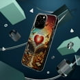 thumbnail image 4 of DistinctInk Clear Hybrid Case for Apple iPhone 15 Plus (6.7" Screen) - Storing Treasures: Earthly vs. Heavenly Abundance - Wireless Charging Compatible, 4 of 8