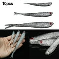 thumbnail image 7 of Realistic Swimming Soft Bait For Bass Carp Trout Fishing Fork Tail Lure 10Pcs, 7 of 7