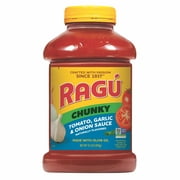 Ragu Chunky Tomato, Garlic and Onion Pasta Sauce, Made with Olive Oil, Diced Tomatoes, Delicious Garlic and Onions, 66 oz