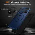 thumbnail image 2 of ELEHOLD for iPhone 12 Pro Max 6.7 Inch Magnetic Case [Compatible with MagSafe] Invisible Stand with Ring Kickstand,Military Grade Shockproof Full Protective Case,Royalblue, 2 of 11