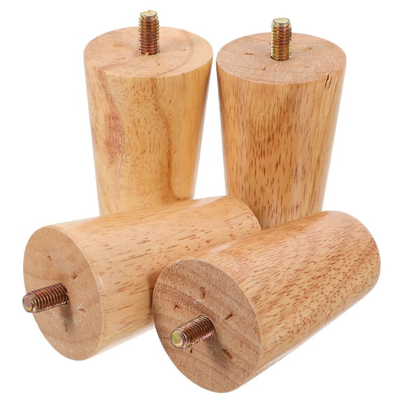 4 Pcs Replacement Sofa Legs Dresser Legs Legs for Dresser Furniture Legs Khaki 8.00X4.80X3.40CM